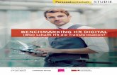 BENCHMARKING HR DIGITAL - personalwirtschaft.de · 2 Benchmarking HR Digital VORWORT Digitalisierung ist zugleich Treiber und Enabler der Unterneh-menstransformation. it der Digitalisierung