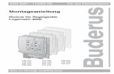 Montageanleitung - documents.buderus.comdocuments.buderus.com/download/pdf/file/63042887.pdf · Montageanleitung Module für Regelgeräte Logamatic 4000 • Ausgabe 11/2005 2Sicherheit