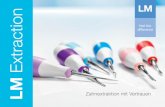 Extraction - publications.lm-dental.compublications.lm-dental.com/LM-Dental/Brochures/LM_Extraction_brochure_DE.pdf · LM-Instruments Oy 0615 PL 88 (Norrbyn rantatie 8) FI-21601 Parainen,
