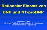 Rationaler Einsatz von BNP und NT-proBNP · Rationaler Einsatz von BNP und NT-proBNP Andreas Luchner Klinik und Poliklinik für Innere Medizin II – Kardiologie Universitätsklinikum