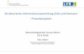 Strukturierte Informationssammlung (SIS) und Demenz ... · 09.10.2018 · LVR-Klinik Bonn Gerontopsychiatrische Ambulanz Gliederung Hintergrund Strukturmodell zur Entbürokratisierung