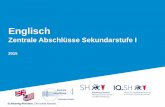 Englisch - za.schleswig-holstein.de · - speaking - Möglichkeiten der Vorbereitung - Ausblick 2017 . Lehrplan SH / (Fachanforderungen) seit April 1997 / (seit August 2014) Gemeinsamer