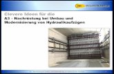 Clevere Ideen für die - henning-gmbh.de · Gesetzliche / normative Grundlagen TRBS 1121 seit 1.1.12 Umbau hydraulischer Aufzüge 5.3.a + b Erneuerung/Änderung der Fangvorrichtung