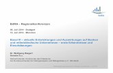 Basel III – aktuelle Entwicklungen und Auswirkungen auf ... · BdRA-Regionalkonferenzen in Stuttgart und München - Juli 2014 Inhaltsverzeichnis Welche Ziele verfolgt Basel III?