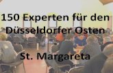 150 Experten für den Düsseldorfer Osten - St. Margareta · PDF fileVorbereitung Anlass / Thema / Zielformulierung •Was gibt es überhaupt zu besprechen? •Für welches Thema müssen