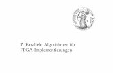 7. Parallele Algorithmen für FPGA-Implementierungen · Odd-Even-Transposition-Sort für 8 Elemente. Ein sinnvolles Werkzeug bei der Entwicklung und dem Beweis von Sortierverfahren