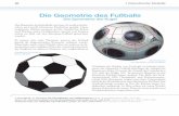 Die Geometrie des Fußballs - spektrum.de · Die Geometrie des Fußballs 11 Der Teamgeist von 2006 und der Europass 2008 haben die Symmetrie eines Pyritkristalls. Wie ein Dodekaeder
