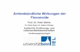 Antientz£¼ndliche Wirkungen der Flavonoide - dgem.de Antientz£¼ndliche Wirkungen der Flavonoide Prof