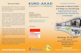 Genozide im Nahen Osten und Wege zur Aussöhnung Regionale ... · Internet: Email: info@kurd-akad.com Unterstützer: Über Kurd-Akad Als 2009 gegründetes Netzwerk kurdischer AkademikerInnen