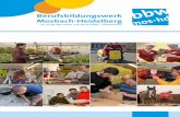 Berufsbildungswerk Mosbach-Heidelberg · 3 Personenkreis Anmelde- und Aufnahmeverfahren Das BBW nimmt junge Menschen mit einer Lern- und Mehrfachbehinderung sowie psychischen Beeinträchtigungen