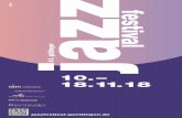 10.– 18.11 - jazzfestival-goettingen.de · 22.00 Uhr Al Di Meola 34 24.00 Uhr Three Fall & Melane 36 Studio 19.15 Uhr Small Big Band 38 20.30 Uhr Jazztified 38 21.45 Uhr Jentzen