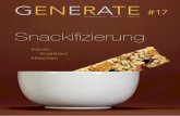GENERATE #17 - interpack.de · Reiswaffeln und Pita-Chips allein legten um 21 Prozent zu. Das Snacken ist zu einem globalen Trend geworden, der die unterschiedlichen Essgewohnheiten
