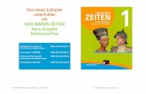 Mit DAS WAREN ZEITEN den neuen Lehrplan unterrichten · DAS WAREN ZEITEN – Ausgabe Rheinland-Pfalz – Jg. 7/8 – BN 31021 © C.C.Buchner Verlag 2015
