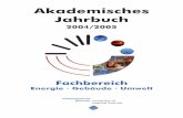 Akademisches Jahrbuch 2004-05 - fh-muenster.de · Akademisches Jahrbuch 2004/05 Fachhochschule Münster Fachbereich Energie · Gebäude · Umwelt Seite 5 Verzeichnis der Diplom- und