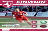 EINWURF - Hammer SpVg 03/04 e.V. · serer EVORA-Arena zuerst den SC Hassel, dann nach zwei aufeinanderfolgenden Auswärtspartien den FC Eintracht Rheine zum Monatsende. Lasst uns