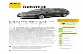 Autotest - ADAC: Allgemeiner Deutscher Automobil-Club · PDF fileit dem Passat Variant 2,0-l-TDI BlueMotion Technology bietet VW einen Allrounder im Mittelklassesegment an. Der getestete