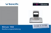 Ihre VTech Service-Hotline Sinus 102 - telekom.de · Sinus 102 Bedienungsanleitung Exklusiv für Ihre VTech Service-Hotline 0180 5 5190 aus dem Festnetz der Deutschen Telekom) (0,14