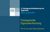 6. Fachtagung Arbeitsplanung und Ergonomie Mainz, 20. März ... · NA 023-00-04 GA, Ergonomie für Informationsverarbeitungssysteme •Spiegelausschuss zum ISO/TC 159/SC 4 „Ergonomicsof