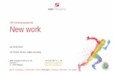 HR-Sommerakademie New work - m2m-consulting.de€¦ · Thesen und Diskussion 1. Zusammenarbeit funktioniert besser in Netzwerken statt in Silos. 2. Informationen dürfen nicht mehr