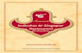 Indisches & Singapur Restaurant · Indisches & Singapur Restaurant  Fragen Sie nach unserer Speisekarte für Allergiker!