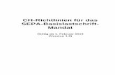 CH-Richtlinien für das SEPA-Basislastschrift-Mandat · CH-Richtlinien SEPA-Basislastschrift-Mandat Seite 6 von 14 4.1 Identifikationsnummer des Zahlungsempfängers (Creditor Identifier)