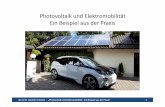 Photovoltaik und Elektromobilität pdf · 16.11.16 Joachim Grimmer - „Photovoltaik und Elektromobilität -Ein Beispiel aus der Praxis“ 2 1. Zielsetzung -gemeinsame Nutzung PV