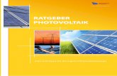RATGEBER PHOTOVOLTAIK - Solaranlage Ratgeber · Photovoltaik Technik Photovoltaikanlage Komponenten Solarmodule Wechselrichter Stromzähler Energiespeicher Weitere Komponenten Checkliste