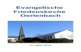 Evangelische Friedenskirche Oerlenbach · Dieses Dokument kann im PDF-Format mit leicht verminderter Bildqualität ... Bewirtung Gisela Jodl. Monatlich. Die Abende wurden auch gehalten
