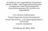 Erstellung von Legasthenie-Gutachten durch ... - ptk-bayern.de · Erstellung von Legasthenie-Gutachten durch Kinder- und Jugendlichenpsycho-therapeuten und Psychologische Psychotherapeuten