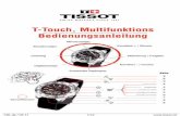 T-Touch, Multifunktions Bedienungsanleitung · Herzlichen Glückwunsch! Wir gratulieren Ihnen zum Kauf einer Uhr von Tissot, einer der weltweit führenden Schweizer Uhrenmarken. Ihre