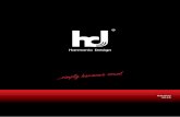 Harmonic Design · hd Sub-Serie Subwoofer Harmonic Design Die hd Sub-Serie besteht aus den passiven, kompakten und leistungsstarken Bassreflexsubwoofern hd Slim265, hd Sub12hd Sub15
