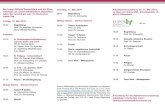 Die Lupus Stiftung Deutschland und die Rheu- Samstag, 11 ... · 10. Deutscher Lupus-Tag Dialog: Basics - Clinical Science 10. und 11. Mai 2019 im Haus der Universität Referentinnen