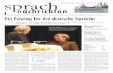 sprach - vds-ev.de · Als Sendboten der deutschen Sprache unterwegs in Russland Die Russen mögen Deutsch. 228 neue Mitglieder für den Verein Deutsche Sprache gewonnen.