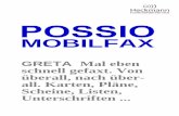 pr greta deckblatt - Heckmann FunkmelderService · Faxen Sie einfach überall POSSIO GRETA Das neue GSM Mobil-Fax, das auch druckt, kopiert und SMS empfängt Stellen Sie sich einmal