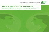 Beratung im Profil. Die Sozialberatung und Psychologische ... · Vorwort 3 Im Jahr 2006 haben wir unsere Broschüre „Beratung im Hoch - schulbereich“ erstmals aufgelegt. Seitdem