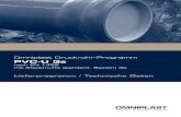 Omniplast Druckrohr-Programm PVC-U 3s · 3 3 Omniplast Druckrohr-Programm PVC-U mit Steckmuffe standard, System 3s Abmessungen und Gewichte DN/OD s 1 t D kg/m 63* 3,0 119 87 0,854