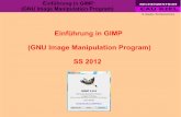 Einführung in GIMP (GNU Image Manipulation Program) SS 2012 · G.Hessler, Rechenzentrum Gerd Hessler Einführung in GIMP (GNU Image Manipulation Program) Unterschiede zwischen Pixel-