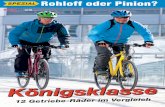 Spezial Rohloff oder Pinion? · @Mehr Infos Webcode: #2941 Die Revoluti-on der Fahr-radschal-tung? Das Tretlagerge - triebe Pinion hat eine völlig neue Gattung High-End-Bikes hervorgebracht.