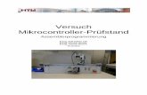 Versuch Mikrocontroller PraktikumV4 - htwsaar.de · Der Mikrocontroller ist bereits via RS232 an den PC angeschlossen. Der nachfolgenden Tabelle ist die Beschaltung der Ein- und Ausgänge