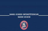 Kassel Huskies - Unterstützerclub 2019-2020 · Der Kassel Huskies Unterstützerclub bietet speziell regionalen Unternehmen hochattraktive Partnerschaften zu kleinen Investitionen.