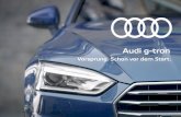 Audi g-tron - ERDGAS: Energie mit Zukunft · Die Audi g-tron Modelle. Vorsprung. Schon vor dem Start. A5 Sportback g-tron A4 Avant g-tron A3 Sportback g-tron Mit dem Audi A5 Sportback