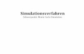 Schwerpunkt: Monte Carlo Simulation · 4 Verschiedene Arten von Simulation Simulation deterministisch stochastisch Monte-Carlo-Simulation Simulation statisch dynamisch 2.