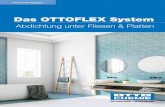 Das OTTOFLEX System - otto-chemie.de · 2 3 Vorwort Sanitärräume waren über Jahrzehnte rein funktionale, oft fensterlose Nasszellen zur Körperhygiene. Mittlerweile sind Bäder
