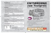 ENTSORGUNG zum Festpreis - hornbach.de · So einfach geht’s! 1. Beratung und Auswahl: Lassen Sie sich zur Auswahl und Größe des Containers sowie evtl. benötigter Zusatzleistungen