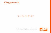 Gigaset GS160 - images-eu.ssl-images-amazon.com · Die USB-Verbindung muss mit der Version USB 2.0 oder höher hergestellt werden. ...