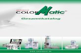 Gesamtkatalog · Produktbeschreibung ColorMatic Produkte höchster Qualität Die Vorteile auf einen Blick - für jede Anwendung die optimale Zerstäubung - transparente Kappe für