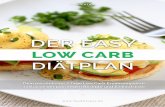 DIÄTPLAN - foodfitness.de · v  EASY LOW CARB ERNÄHRUNGSPLAN Ein Low Carb Essensplan für eine Woche. Unter 50 g Kohlenhydrate pro Tag für maximalen Fettabbau.