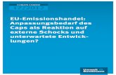 EU-Emissionshandel: Anpassungsbedarf des Caps als Reaktion ... · EU-Emissionshandel: Anpassungs-bedarf des Caps als Reaktion auf externe Schocks und unerwartete Entwicklungen? von
