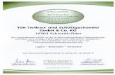 tsh-schwedt.de · ÖKO. Zertifizierter Entsorgungsfachbetrieb nach § 56 KrWG Zertifikats-Nr.: ÖZ-069 TSH Tiefbau- und Schüttguthandel GmbH & co. KG 16303 Schwedt/Oder