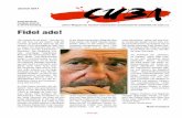 Fidel ade! - decub.de · 2 Cuba Journal 2017 Cuba Journal 2017 3 Nach sechsmonatigen geheimen Ver-handlungen, an denen für die kubani-sche Seite Alejandro Castro Espín, Sohn